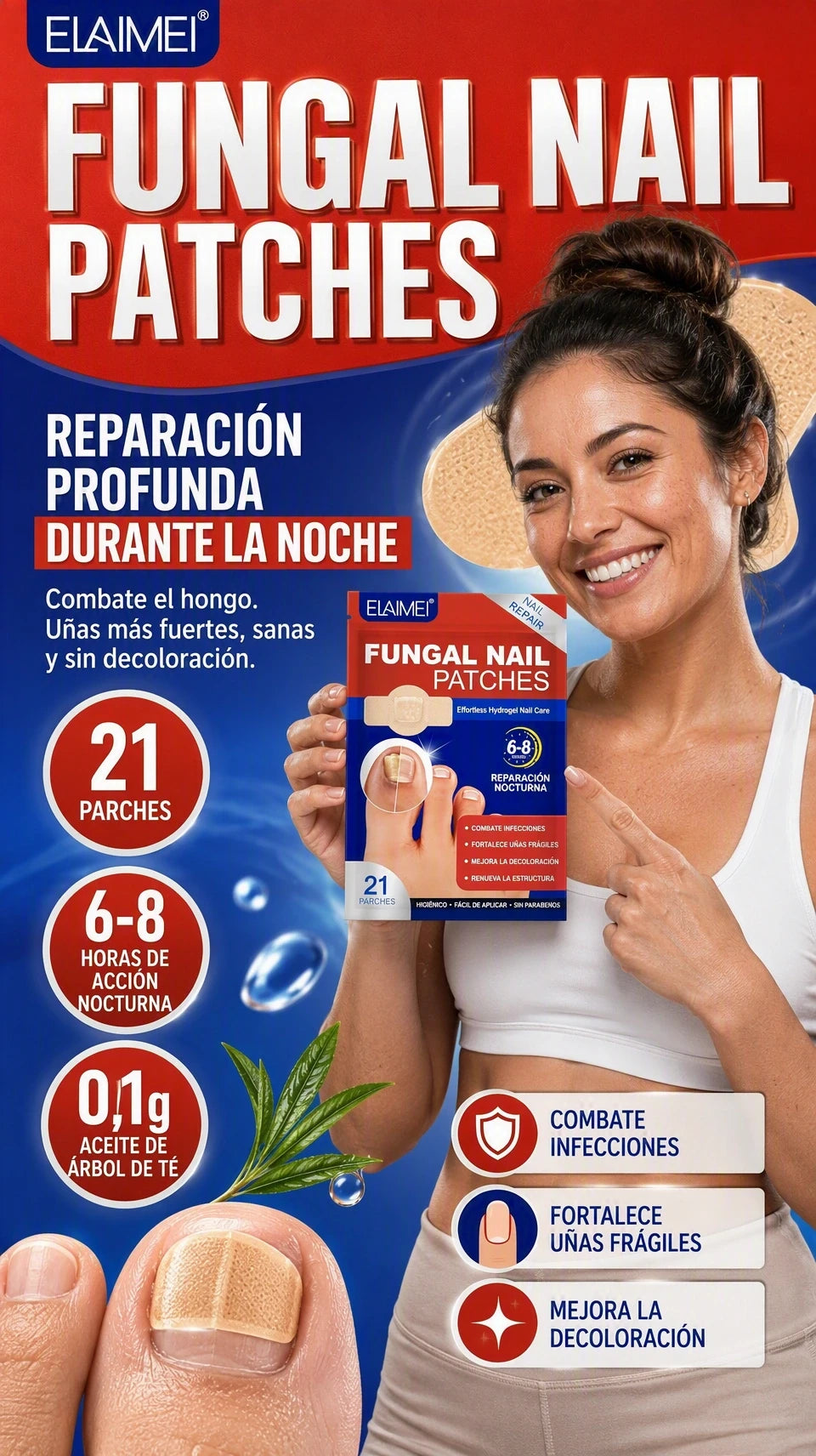Parches Fungicos De Pies