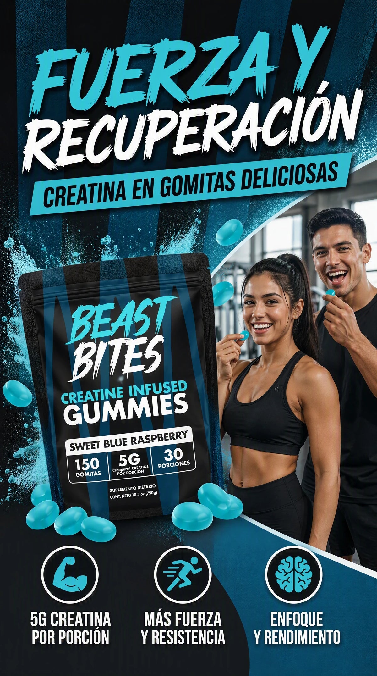 Empaque de Gomitas Beast Bites